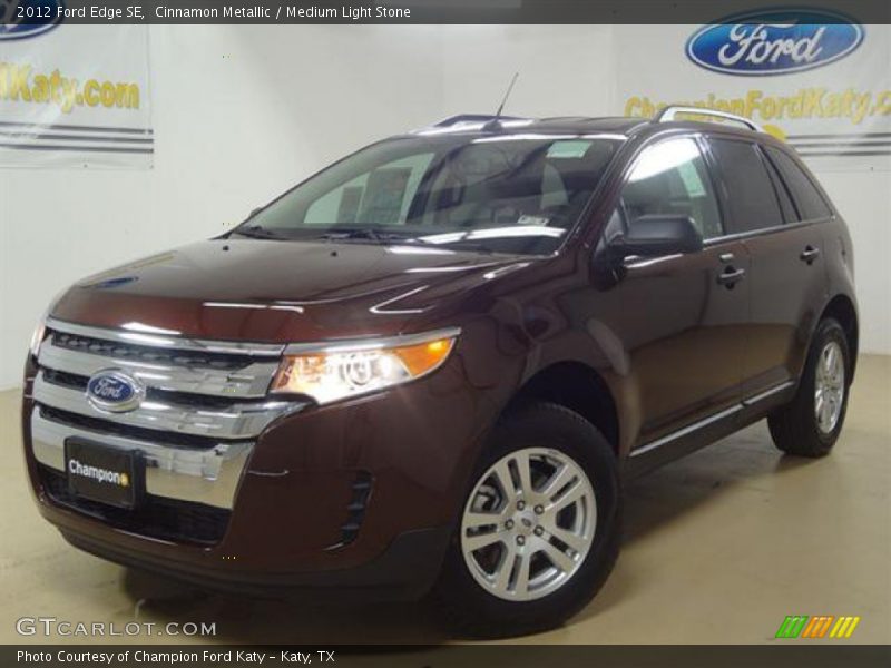 Cinnamon Metallic / Medium Light Stone 2012 Ford Edge SE