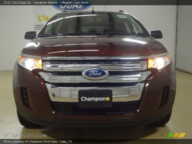 Cinnamon Metallic / Medium Light Stone 2012 Ford Edge SE