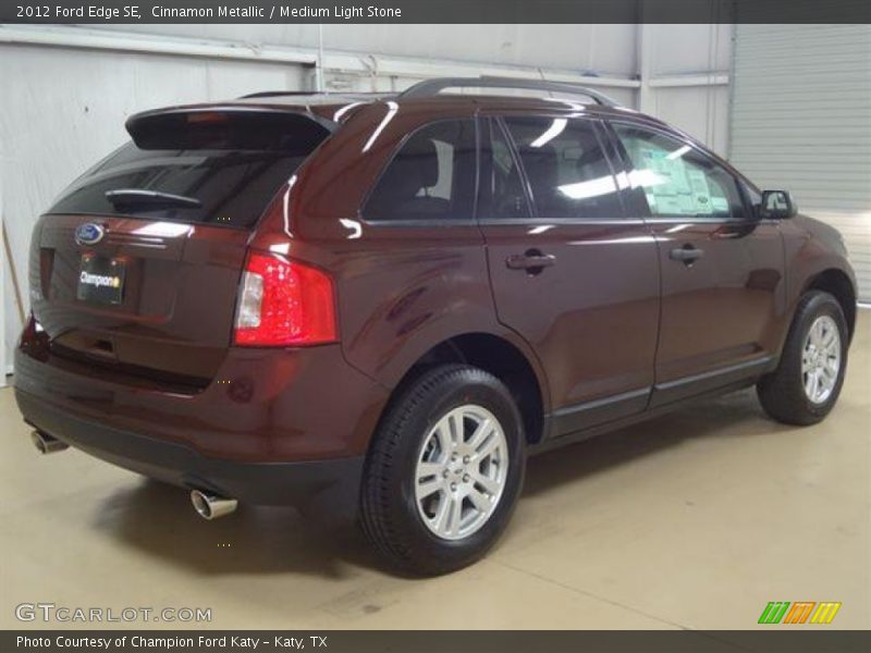 Cinnamon Metallic / Medium Light Stone 2012 Ford Edge SE