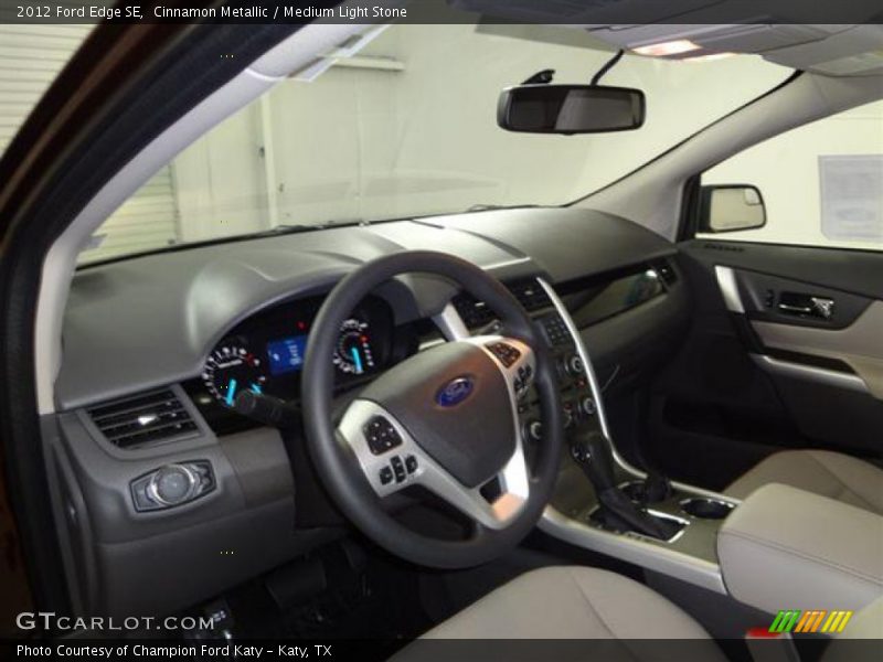 Cinnamon Metallic / Medium Light Stone 2012 Ford Edge SE