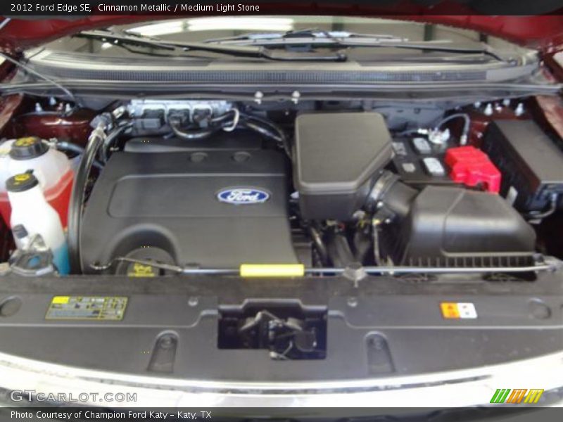 Cinnamon Metallic / Medium Light Stone 2012 Ford Edge SE