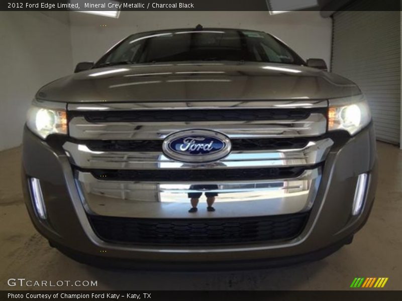 Mineral Grey Metallic / Charcoal Black 2012 Ford Edge Limited