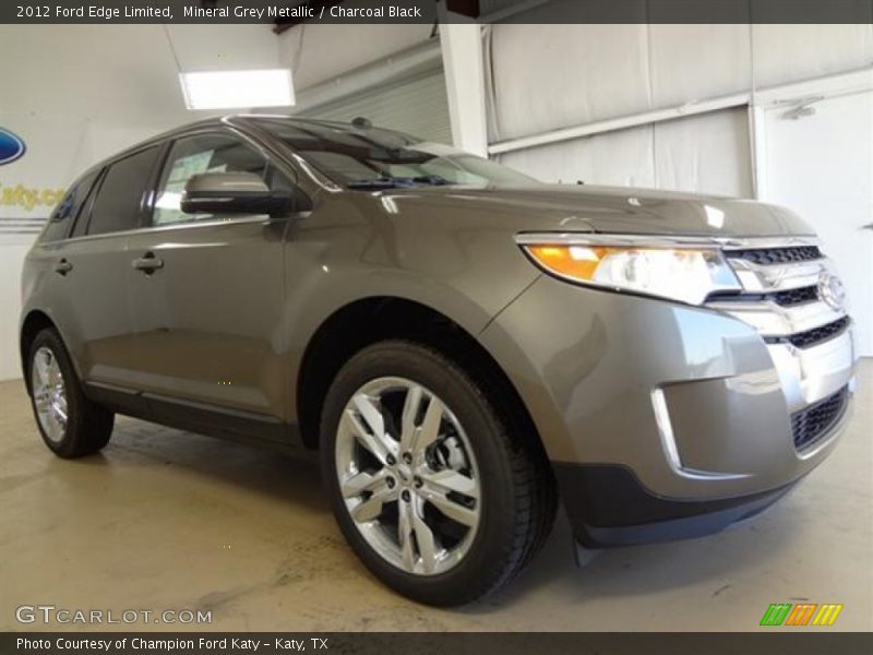 Mineral Grey Metallic / Charcoal Black 2012 Ford Edge Limited