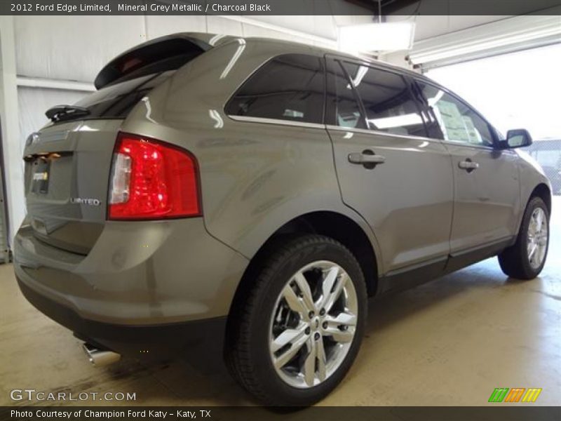 Mineral Grey Metallic / Charcoal Black 2012 Ford Edge Limited