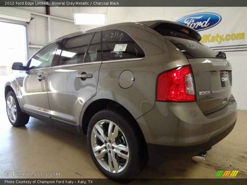 Mineral Grey Metallic / Charcoal Black 2012 Ford Edge Limited