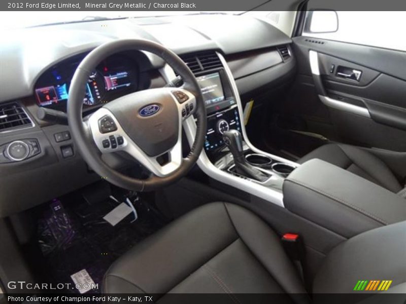 Mineral Grey Metallic / Charcoal Black 2012 Ford Edge Limited