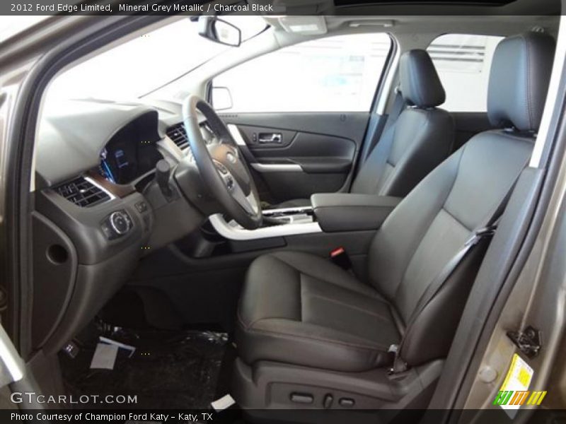 Mineral Grey Metallic / Charcoal Black 2012 Ford Edge Limited