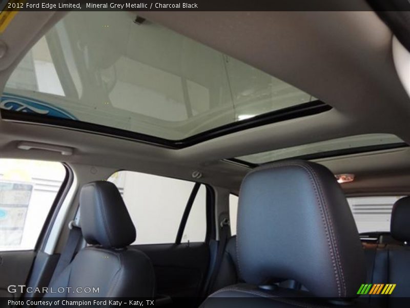 Mineral Grey Metallic / Charcoal Black 2012 Ford Edge Limited