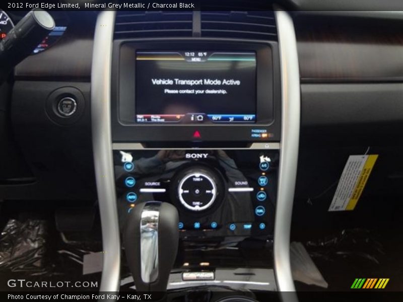 Mineral Grey Metallic / Charcoal Black 2012 Ford Edge Limited