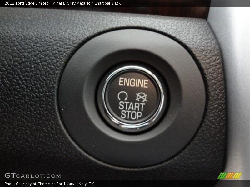 Mineral Grey Metallic / Charcoal Black 2012 Ford Edge Limited