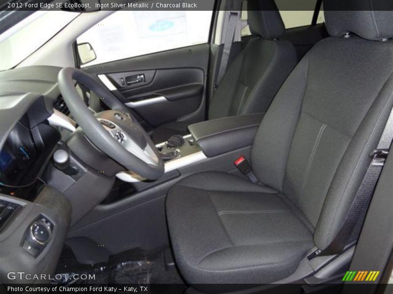 Ingot Silver Metallic / Charcoal Black 2012 Ford Edge SE EcoBoost