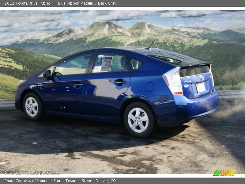 Blue Ribbon Metallic / Dark Gray 2011 Toyota Prius Hybrid III