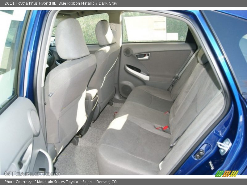 Blue Ribbon Metallic / Dark Gray 2011 Toyota Prius Hybrid III
