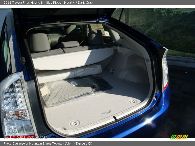 Blue Ribbon Metallic / Dark Gray 2011 Toyota Prius Hybrid III