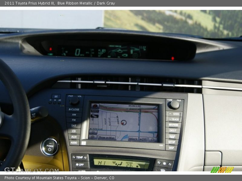 Blue Ribbon Metallic / Dark Gray 2011 Toyota Prius Hybrid III