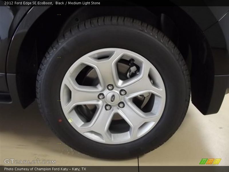 Black / Medium Light Stone 2012 Ford Edge SE EcoBoost