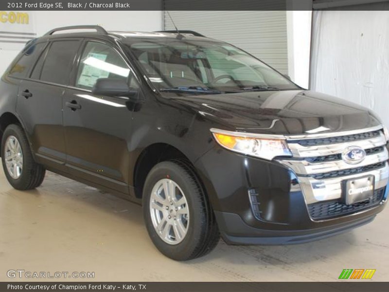 Black / Charcoal Black 2012 Ford Edge SE