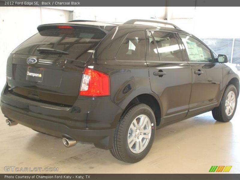 Black / Charcoal Black 2012 Ford Edge SE