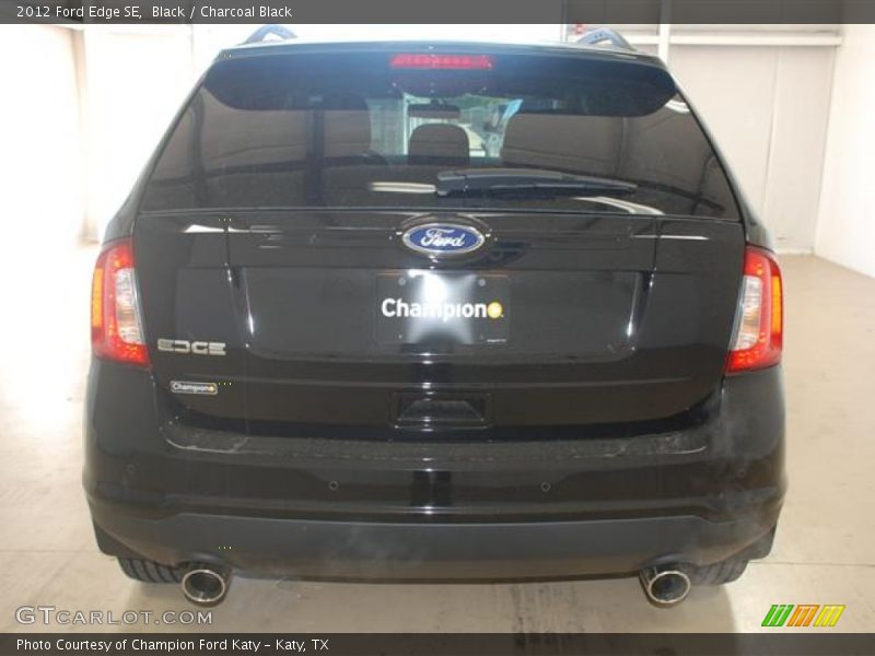Black / Charcoal Black 2012 Ford Edge SE