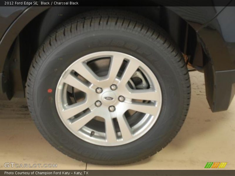 Black / Charcoal Black 2012 Ford Edge SE
