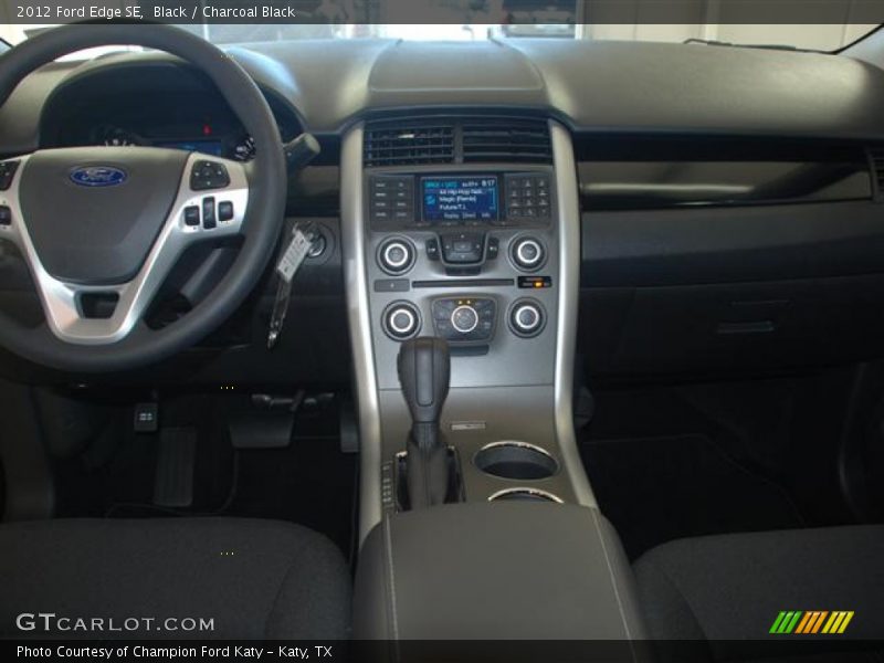 Black / Charcoal Black 2012 Ford Edge SE