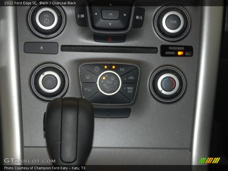 Black / Charcoal Black 2012 Ford Edge SE