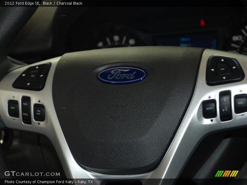 Black / Charcoal Black 2012 Ford Edge SE