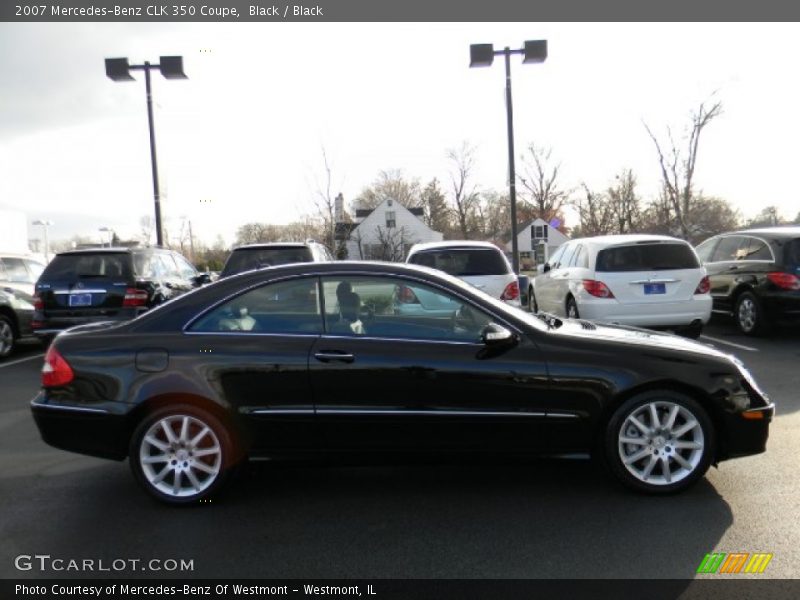 Black / Black 2007 Mercedes-Benz CLK 350 Coupe