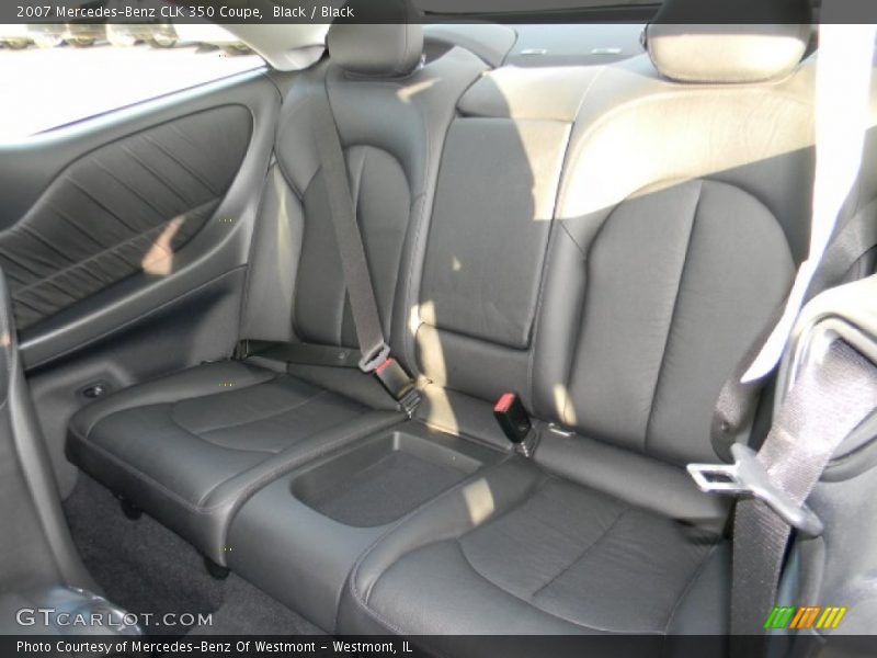 Black / Black 2007 Mercedes-Benz CLK 350 Coupe