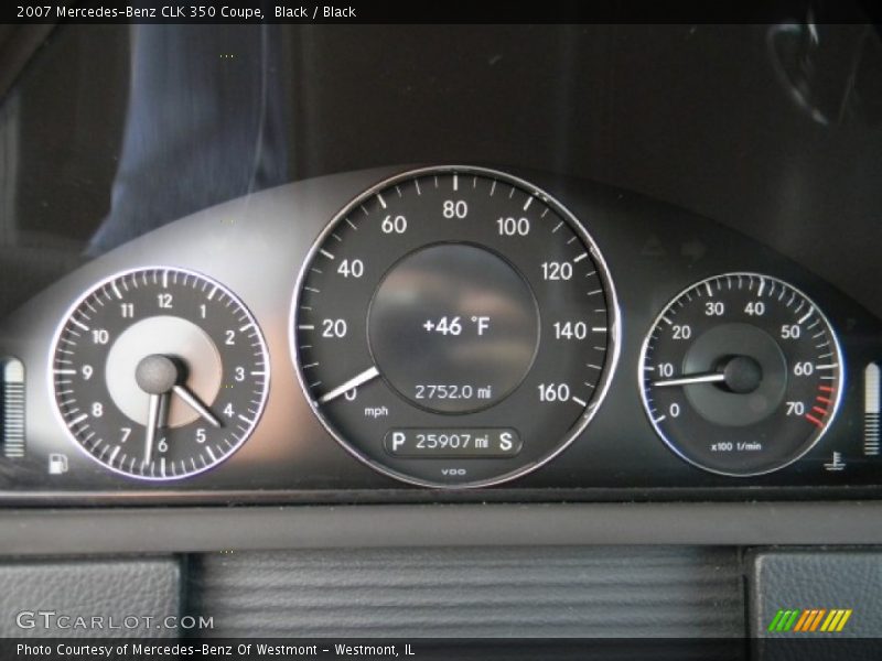 Black / Black 2007 Mercedes-Benz CLK 350 Coupe