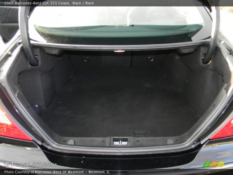 Black / Black 2007 Mercedes-Benz CLK 350 Coupe