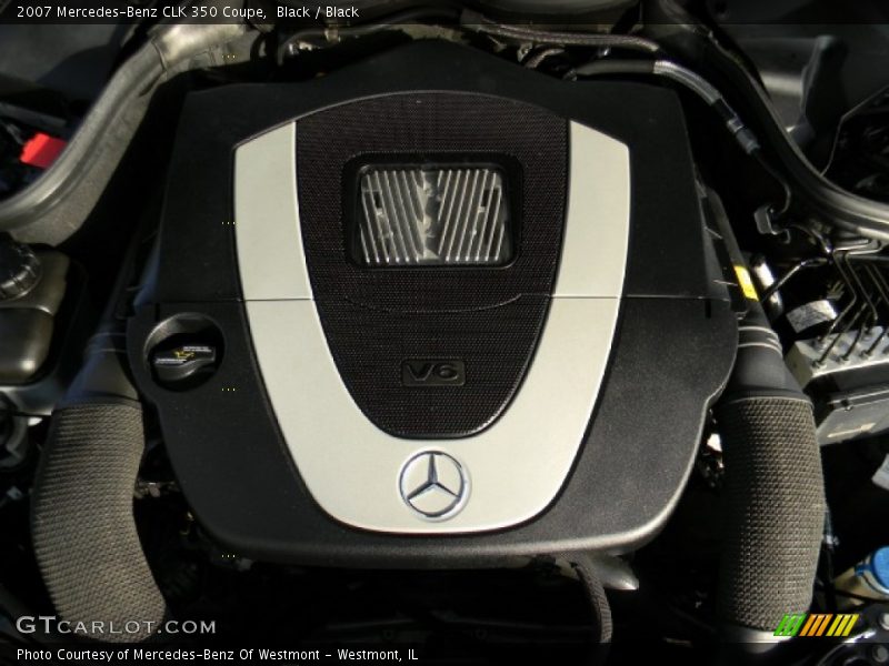 Black / Black 2007 Mercedes-Benz CLK 350 Coupe