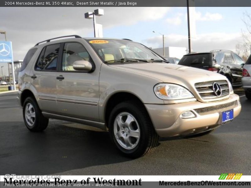 Desert Silver Metallic / Java Beige 2004 Mercedes-Benz ML 350 4Matic