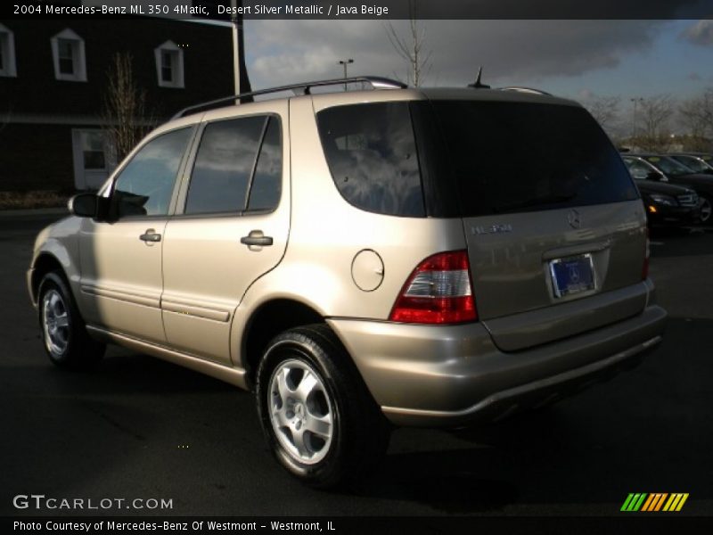 Desert Silver Metallic / Java Beige 2004 Mercedes-Benz ML 350 4Matic