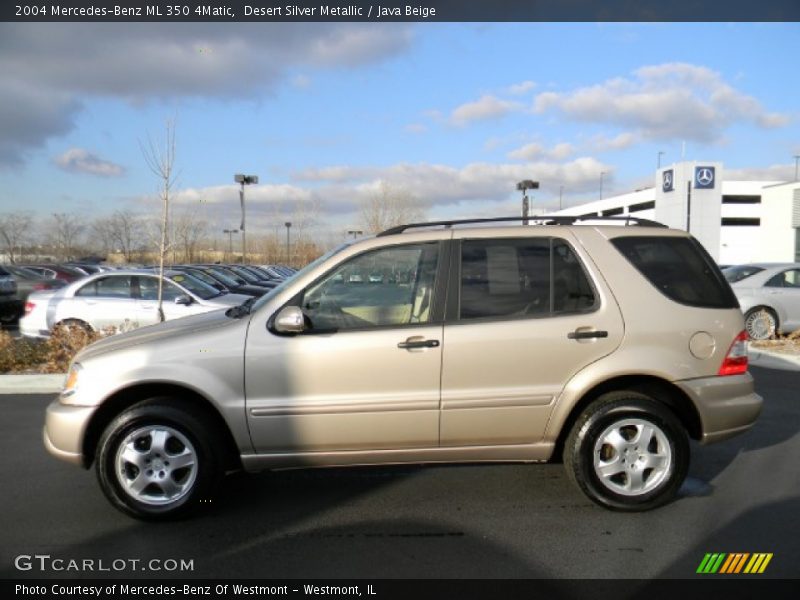 Desert Silver Metallic / Java Beige 2004 Mercedes-Benz ML 350 4Matic