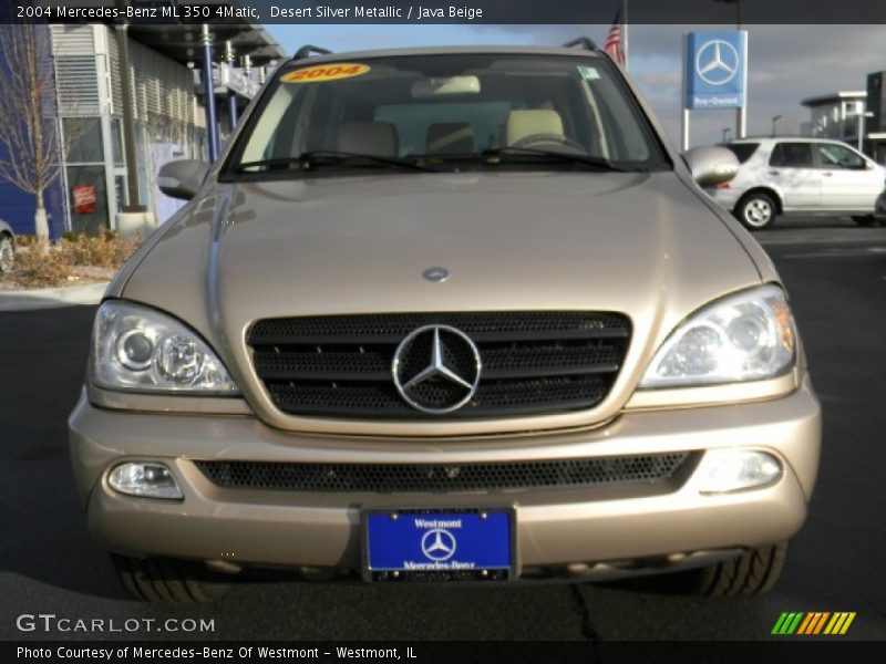 Desert Silver Metallic / Java Beige 2004 Mercedes-Benz ML 350 4Matic