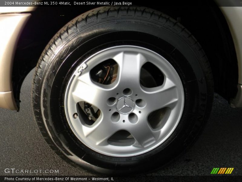 Desert Silver Metallic / Java Beige 2004 Mercedes-Benz ML 350 4Matic