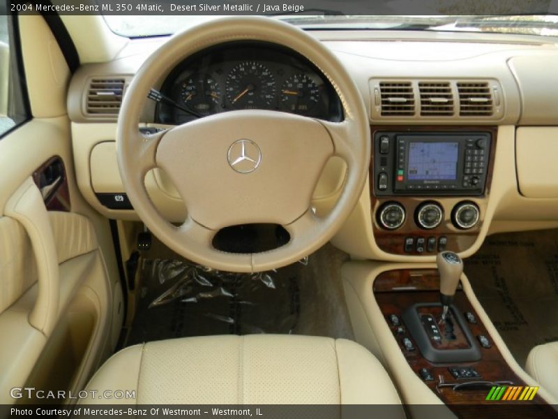 Desert Silver Metallic / Java Beige 2004 Mercedes-Benz ML 350 4Matic