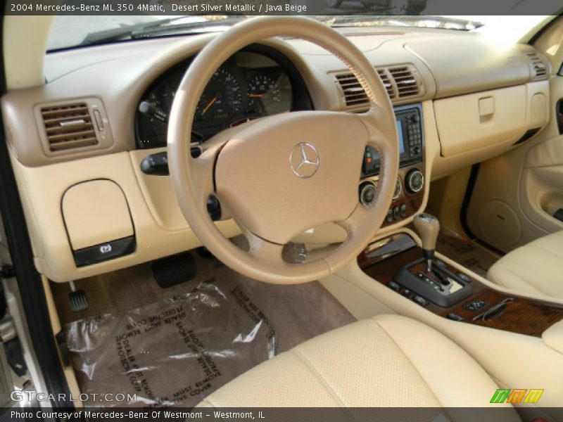 Desert Silver Metallic / Java Beige 2004 Mercedes-Benz ML 350 4Matic