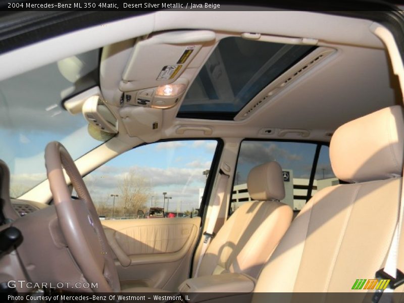 Desert Silver Metallic / Java Beige 2004 Mercedes-Benz ML 350 4Matic