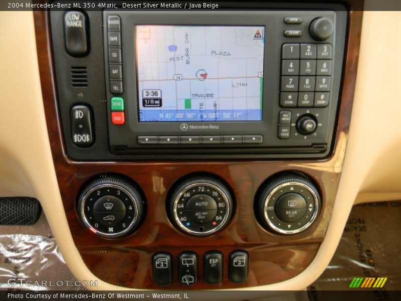 Desert Silver Metallic / Java Beige 2004 Mercedes-Benz ML 350 4Matic