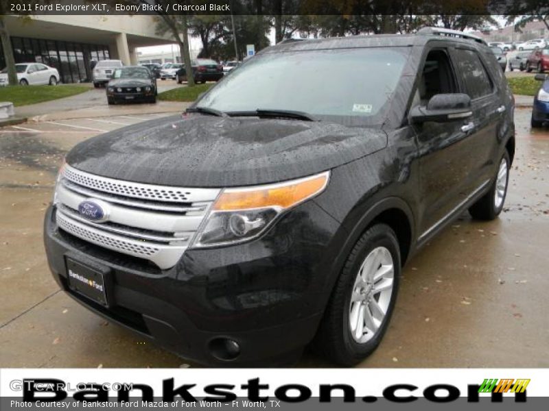 Ebony Black / Charcoal Black 2011 Ford Explorer XLT