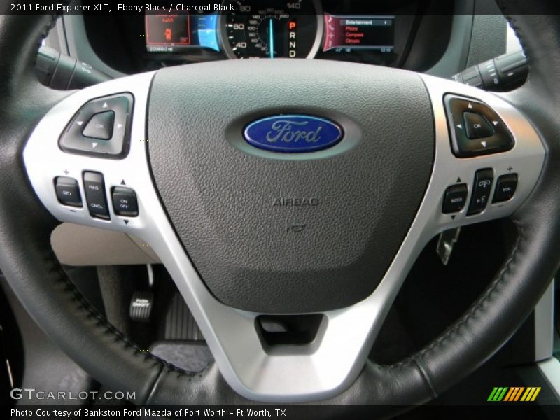 Ebony Black / Charcoal Black 2011 Ford Explorer XLT