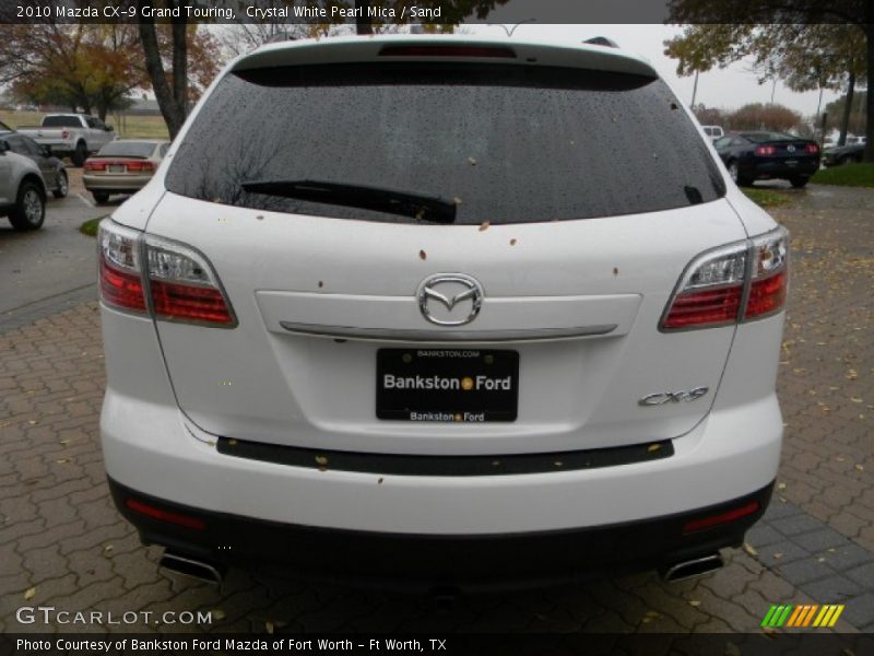 Crystal White Pearl Mica / Sand 2010 Mazda CX-9 Grand Touring
