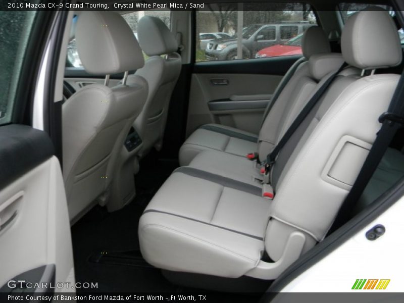 Crystal White Pearl Mica / Sand 2010 Mazda CX-9 Grand Touring