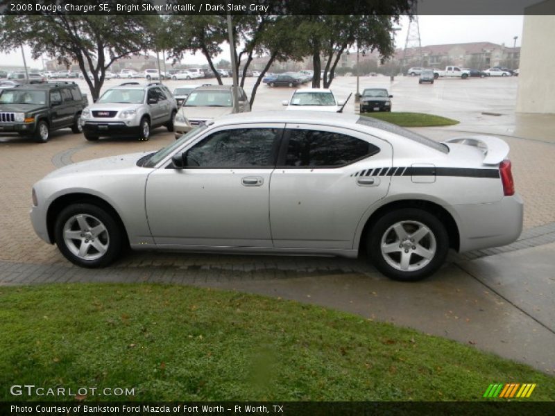 Bright Silver Metallic / Dark Slate Gray 2008 Dodge Charger SE