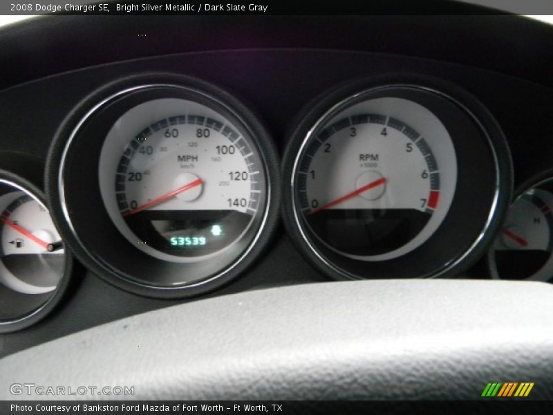 Bright Silver Metallic / Dark Slate Gray 2008 Dodge Charger SE