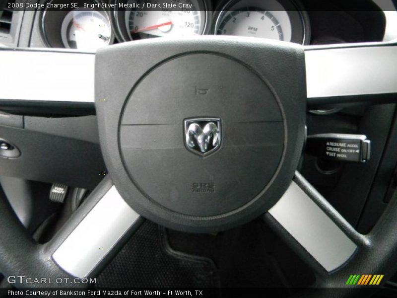 Bright Silver Metallic / Dark Slate Gray 2008 Dodge Charger SE