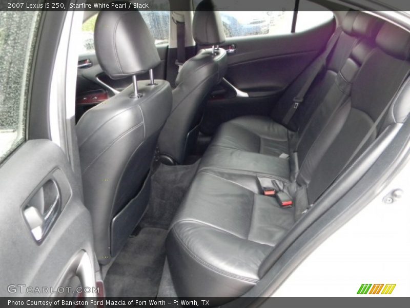 Starfire White Pearl / Black 2007 Lexus IS 250