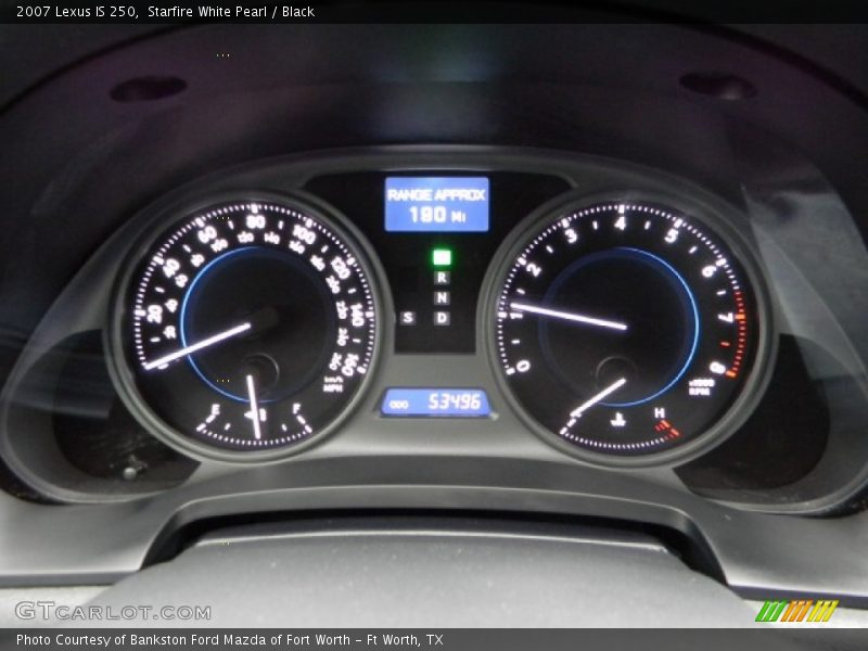 Starfire White Pearl / Black 2007 Lexus IS 250